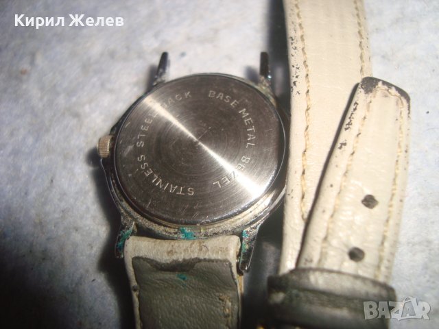 МОДЕН КРАСИВ ДАМСКИ КВАРЦОВ АРТ ЧАСОВНИК с КАИШКА от ЕСТЕСТВЕНА КОЖА 27795, снимка 2 - Дамски - 36773248