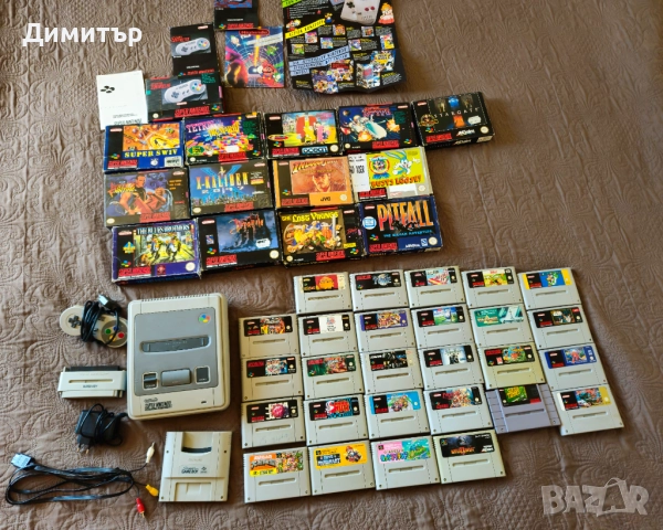 Super Nintendo SNES игри console and games collection Sega n64 retro