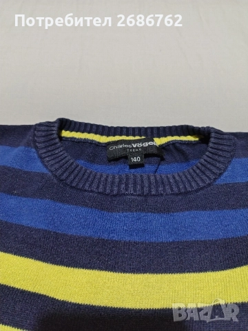 Детски комплект от дънки размер 134 и пуловер 140 см, снимка 2 - Детски комплекти - 52012093