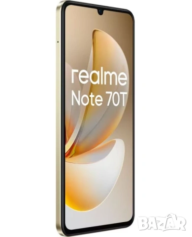 НОВ! 2 години Гаранция! Смартфон Realme Note 70T, 4GB, 128GB, Gold, снимка 10 - Други - 53913916