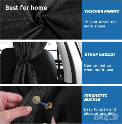  Подвижна ,разделителна, слънцезащитна  завеса за кола и кемпер ZATOOTO, снимка 4 - Аксесоари и консумативи - 50034631