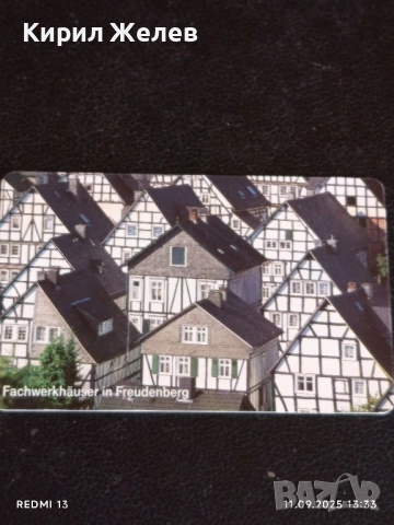 Три фонокарти ХЪРВАТИЯ, ГЕРМАНИЯ стари редки за КОЛЕКЦИЯ ДЕКОРАЦИЯ 50952, снимка 6 - Колекции - 51678091