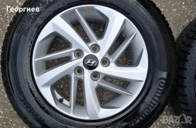 Оригинални джанти от Hyundai 16-цола с нови зимни гуми, снимка 9 - Гуми и джанти - 56075976