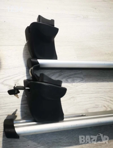 Алуминиев багажник напречни греди рейки с THULE 1323 за Фолкваген Голф 5 и 6 2004-2012г, снимка 3 - Аксесоари и консумативи - 53375811