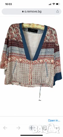 ZARA ново късо кимоно S размер, снимка 2 - Други - 34010995