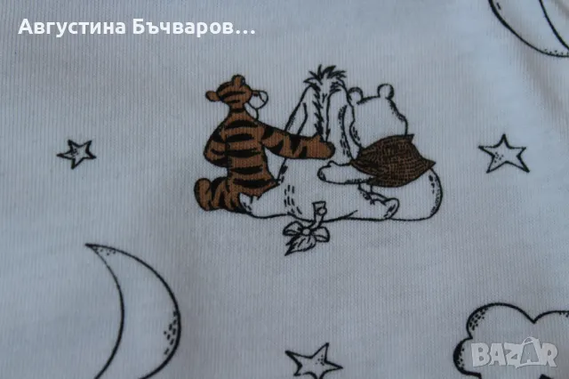 Цяла пижама H&M Disney с щампа "Мечо Пух", размер 74, снимка 4 - Бебешки пижами - 50132350