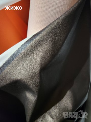 Изкуствена черна кожа за тапицерия на мебели и автотапицерия, снимка 5 - Платове и дамаски - 40832047