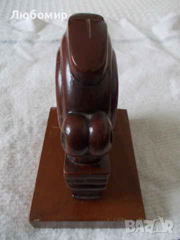Стара дървена фигура CUBA, снимка 3 - Колекции - 44585495