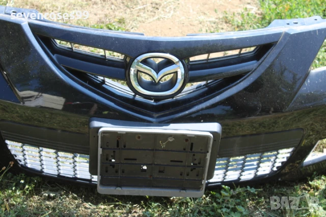 Предна броня Мазда 3 2008 2.3i 158hp Mazda 3 седан, снимка 3 - Части - 50659791