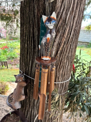 Вятърен звънец Котка, снимка 5 - Градински мебели, декорация  - 54158762
