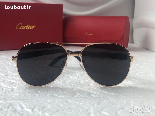 Cartier 2022 висок клас мъжки слънчеви очила унисекс, снимка 2 - Слънчеви и диоптрични очила - 37375466