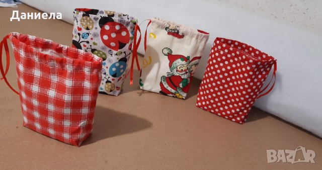 Текстилни памучни торбички за подаръци, снимка 6 - Други - 31003657