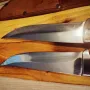 Ловни масивни ножове с дръжки от еленов рог, снимка 11