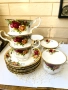 ROYAL ALBERT красив двоен сет от костен порцелан от Англия, снимка 8