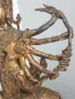 Shiva on Nandi 43см-4кг/стара азиатска/индийска бронзова фигура бог Шива язди бикът Нанди, снимка 9