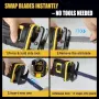 Акумулаторен саблен трион за DeWalt 18/20 V, 4 ножа, без батерия, снимка 6
