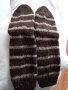 Ръчно плетени мъжки чорапи от вълна размер 44, снимка 3