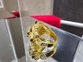 CARTIER Panthere de Cartier Big Gold Diamonds Пръстен, снимка 9