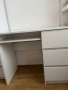 бяло бюро 90х50х77 см, снимка 1