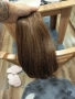 Естествена коса 50см.80гр.с клипси , снимка 2