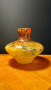 Стъклена ваза мурано 1960, снимка 1 - Вази - 44817802
