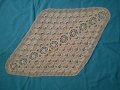 Винтидж плетена на една кука  покривка за маса цвят екрю, снимка 3