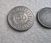 Монети. Суринам . 25 и 100 цента. 1976, 1989 година . 2 бр, снимка 2