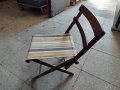 Малко старо дървено столче, снимка 2
