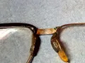 СТАРИ ДИОПТРИЧНИ ОЧИЛА с РАМКА с ДЕБЕЛА МАРКИРАНА ПОЗЛАТА 20 МИКРОНА 27194, снимка 4