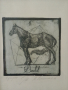 Продавам оригинална картина "Композиция с кон" на художника В. Василев, снимка 2