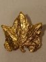 Метална брошка листо, снимка 3