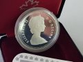 1 сребърен долар 1986 година Канада Елизабет II сребро в ТОП качество, снимка 6