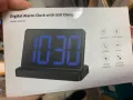  Цифров будилник с Голям LED Дисплей 6,5" / USB Порт за зареждане / 2 Аларми, снимка 10