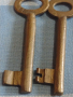 Два стари ключа от соца за брава за КОЛЕКЦИЯ АРТ ИНСТАЛАЦИЯ БИТОВ КЪТ 29221, снимка 3