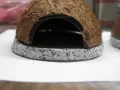 Кокос укритие с подложка за аквариум, снимка 1