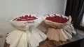 333 червени рози Огромен букет букет подарък луксозен букет , снимка 4