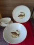 Порцеланов комплект плато, купа и сосиера , снимка 2