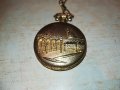 поръчан-златен джобен часовник с верижка, снимка 3