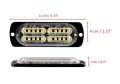 20 LED Аварийна Лампа За Пътна Помощ Жълта Блиц Мигаща Светлина 12-24V, снимка 2