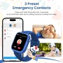 AKUMAKA Детски смарт часовник 4G Детски смарт часовник с GPS и видео разговори Гласов чат SOS , снимка 4