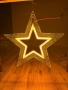 Акрилна петолъчна звезда 50 см.,5W, снимка 1