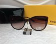 Fendi 2022 дамски слънчеви очила тип котка с лого, снимка 8