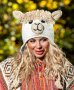  Подплатена шапка от овча вълна Лама, снимка 2