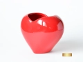 Керамично Ваза за Цветя с Форма на Червено Сърце / Саксия за Растения/ Подарък за Приятелка, снимка 4