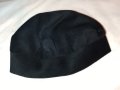 Дамска шапка от черен плат, снимка 1 - Шапки - 44262774