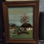 Картина найвизъм в дървена рамка , снимка 2