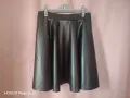 XL/2XL Черна кожена,къса пола , снимка 7
