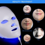 Козметична LED маска за лице - Маска за фотодинамична терапия, снимка 3