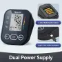 Sinocare апарат за кръвно налягане за мишница с голям LCD дисплей, 2 потребители и 99 измервания, снимка 6