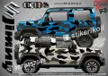 SsanYong Rexton SK-SJV3-SY-RE Кaмуфлаж Офроуд Джип Пикап Лодка Camouflage Off-Road стикери, снимка 9